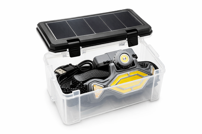 Vincha Led Premium Sensor Movimiento Estuche Solar