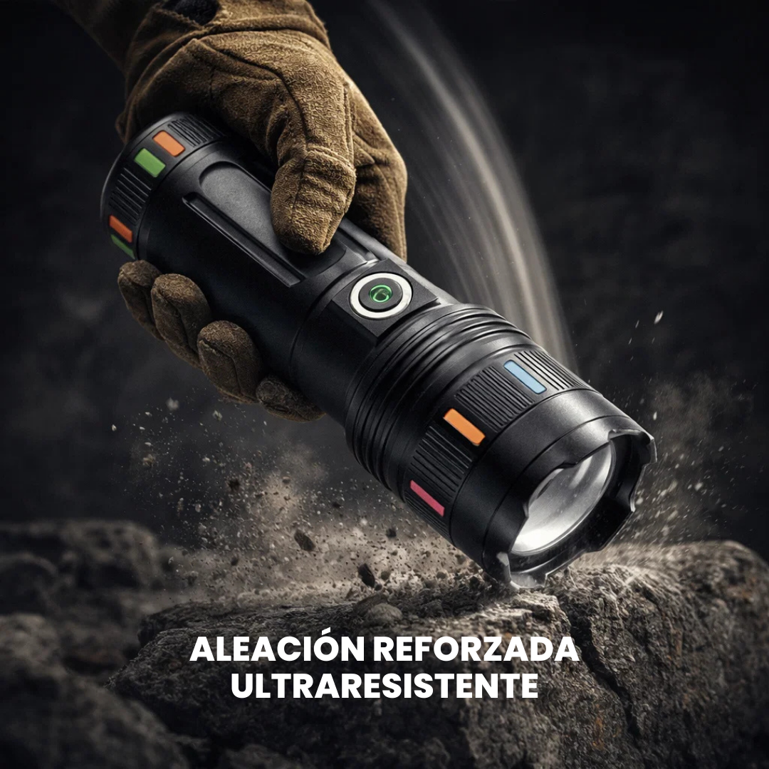 Laser Pro Max™ – Linterna táctica de largo alcance 800M