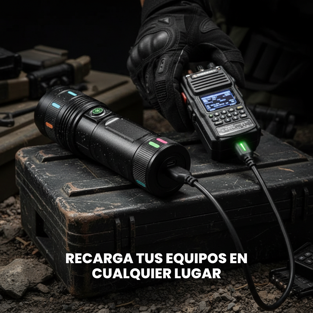 Laser Pro Max™ – Linterna táctica de largo alcance 800M